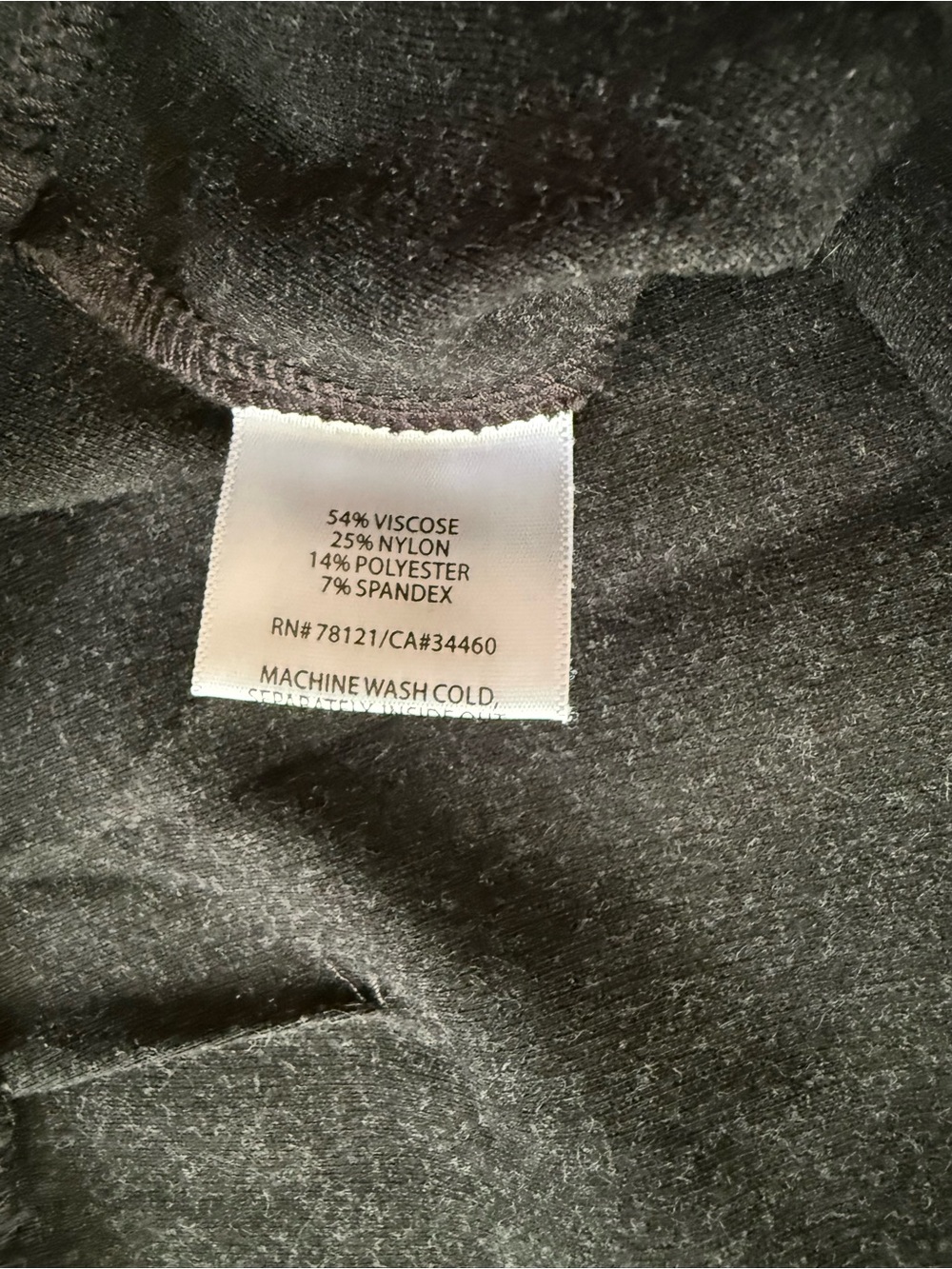 Eileen Fisher Charcoal Wide Leg Pull On Pants XL Stretch Minimalist Chic - Picture 4 of 6